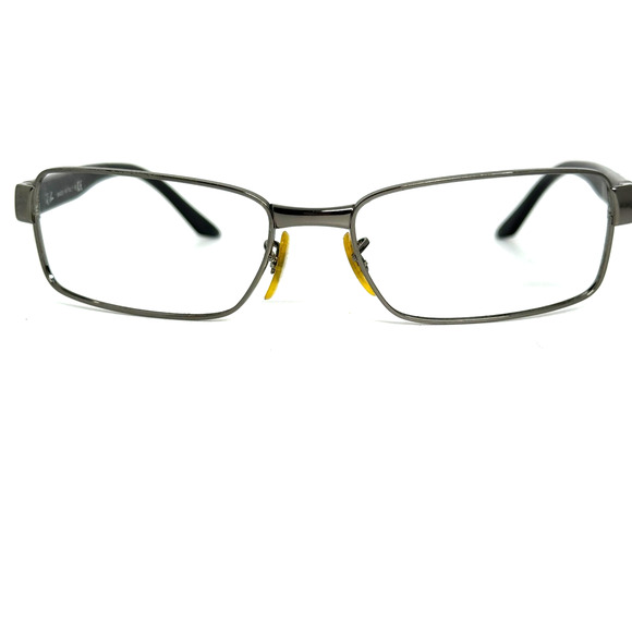 Ray Ban Silver Black Eyeglasses Frames Full Rim Rectangular H18711 - Picture 1 of 6